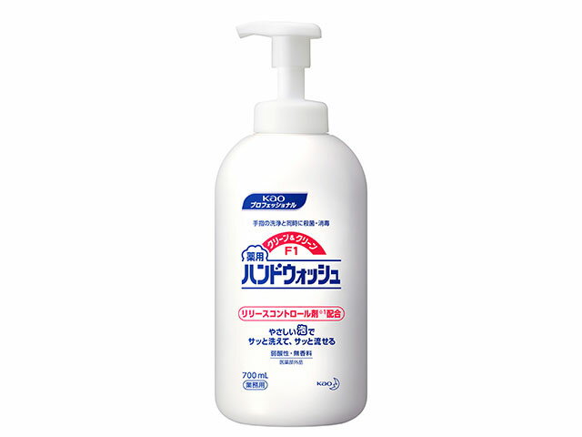 6点 ハンドソープ クリーンアンドクリーンF1薬用ハンドウォッシュ700mLボトル 花王...