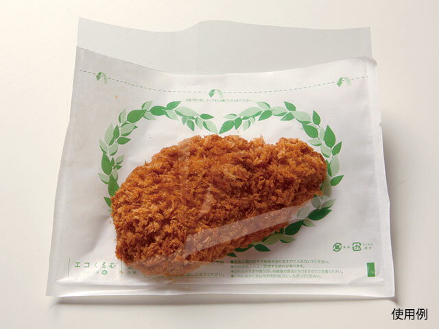 【100枚入/バラ】 惣菜袋 PSエコくるむ 21-16 小【weeco】 揚げ物袋 テイクアウト 00506543 プロステ