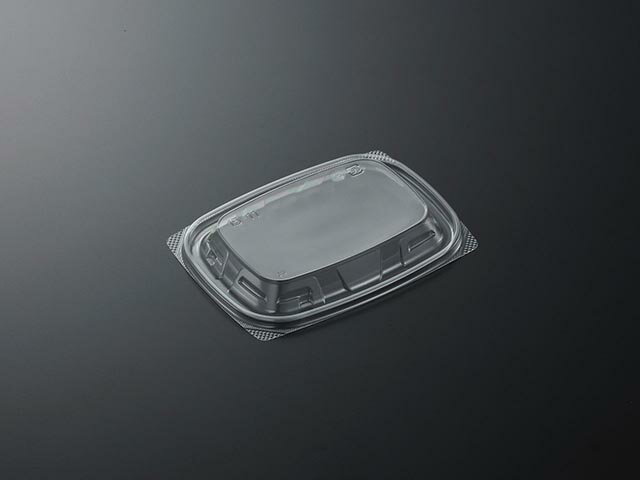 【50枚入/バラ】使い捨て容器蓋 CTデリモア15-11 蓋 中央化学 業務用 業者 テイクアウト 透明 529582