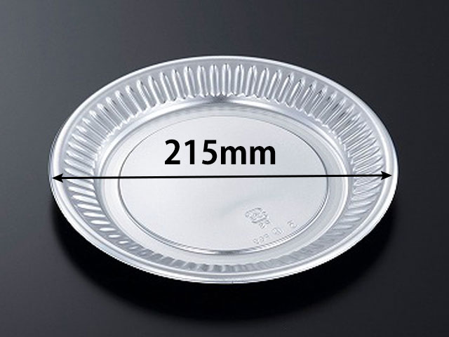 【100枚入/バラ】銀皿 Dx丸皿 Kー3 本体 業務用 業者 BK 容器 中央化学 本体のみ 使い捨て容器 プレート 丸皿 559075