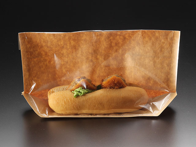 【100枚入/バラ】 惣菜袋 ホットスタンドバッグ 27-16 未晒【weeco】 27×1...