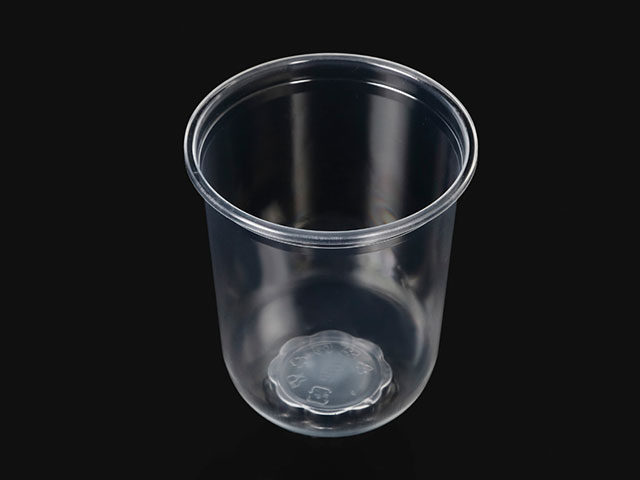プラ コップ タピオカ U型カップ Q-500PP 本体 500ml 使い捨て コップ タピオカ 用 ドリンク 透明 0（2枚目）