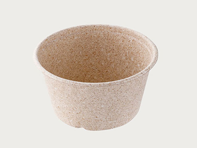 Paper Cups - 【600枚入】エコ容器 テイクアウト パルプモールド カップ本体 クラフト色 WB麦バガスカップ153-750 SDGs 環境 環境容器 食品容器 持続可能 耐熱 耐油 耐水電子レンジOKバガス容器エコ容器バガスエコ658333