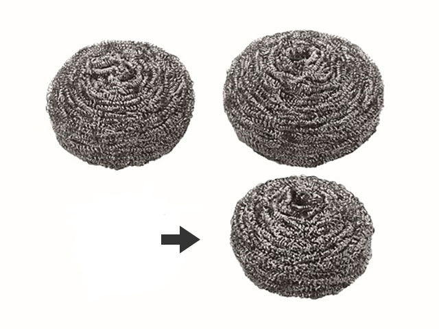 【20個/ケース】STタワシ 60g 衛生用品 たわし ステンレス 00257259 プロステ