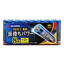 【90個】LR6BP-8P アルカリ乾電池BIGCAPA PRIME単3形 8P アイリスオーヤマ 00692569 プロステ