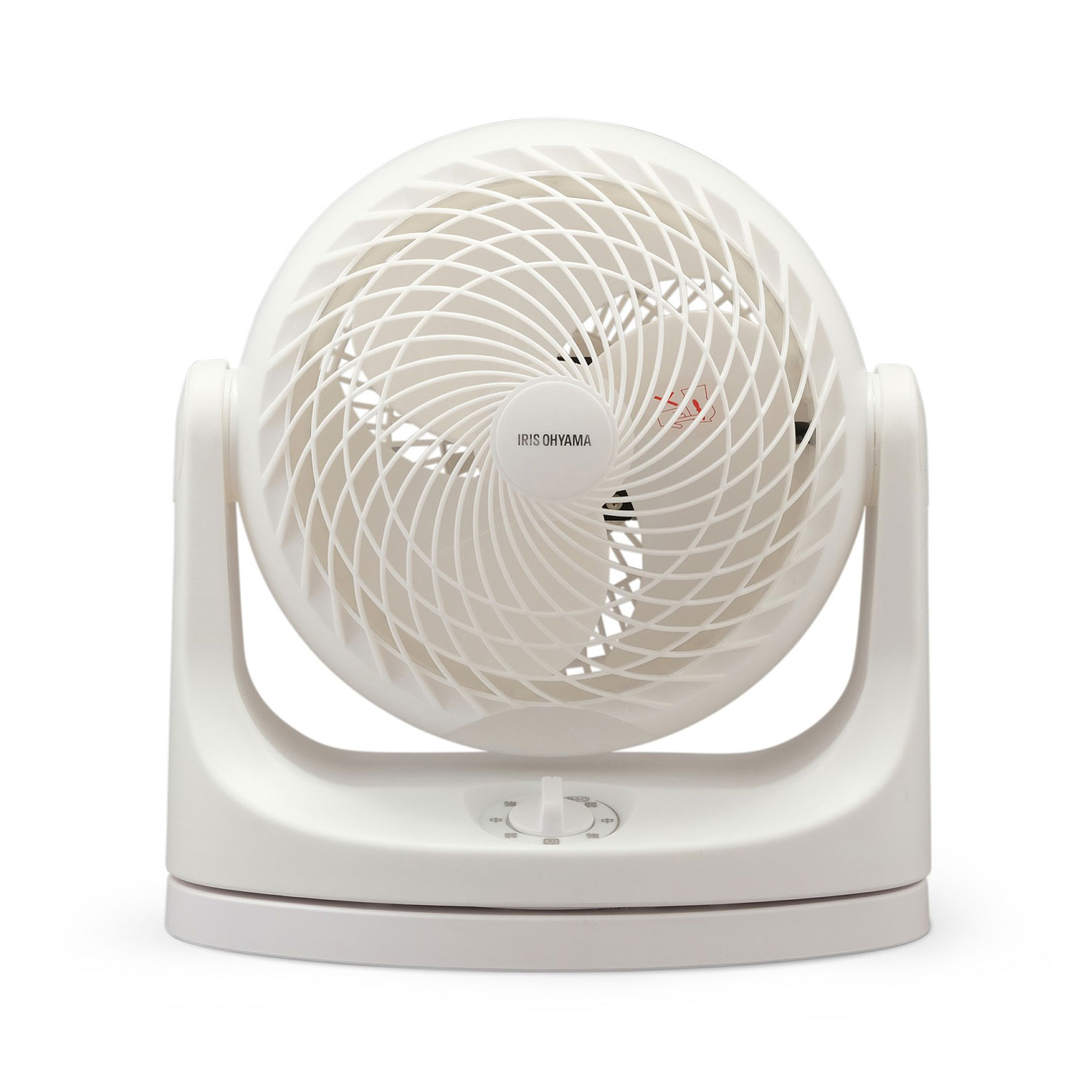 【4台】PCF-MKM18-W サーキュレーター 14畳 首振りマカロン型 ホワイト アイリスオーヤマ 00692589 プロステ