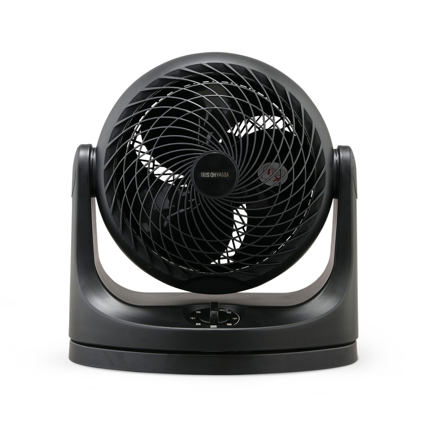 【4台】PCF-MKM18-B サーキュレーター 14畳 首振りマカロン型 ブラック アイリスオーヤマ 00692590 プロステ