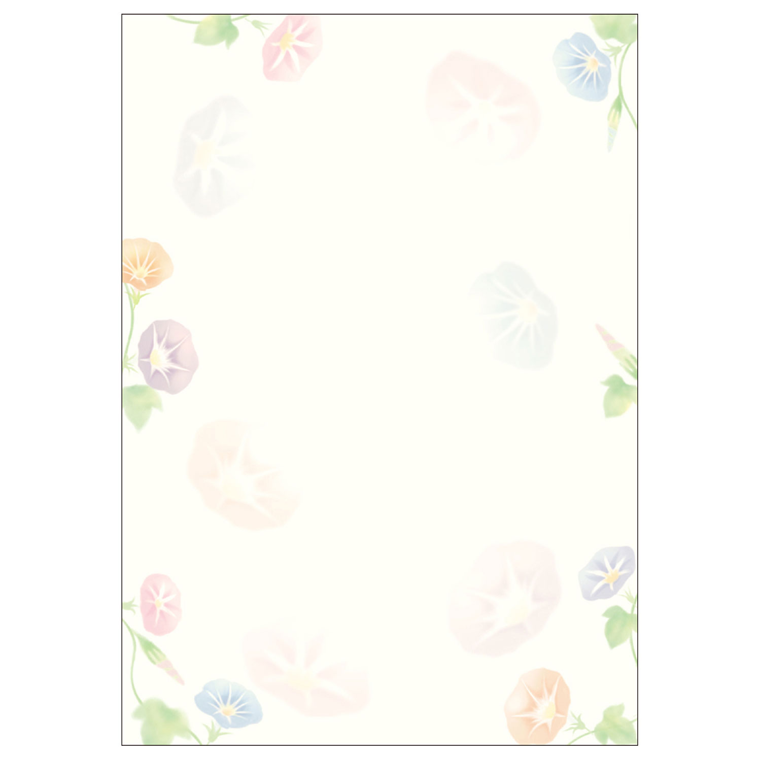 【5点】 プリンター用紙 和柄用紙 和ごころ A4判 朝顔 10枚入 ササガワ プロステ