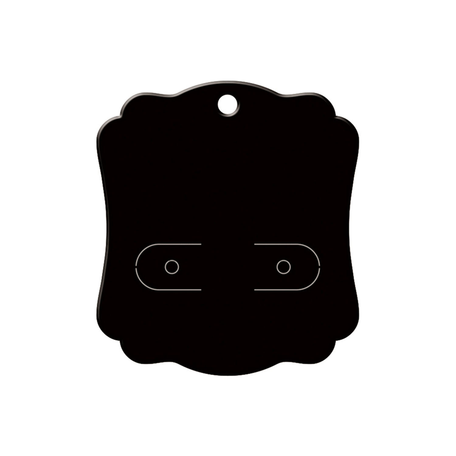 【5枚】ピアス・イヤリング専用台紙 ブラック S ササガワ 紙 台紙 ピアス イヤリング 専用 作品 オシャレ 00277683 プロステ