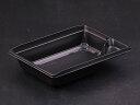 【900点】弁当容器 饗庵4 中皿2 黒 リスパック 00555362