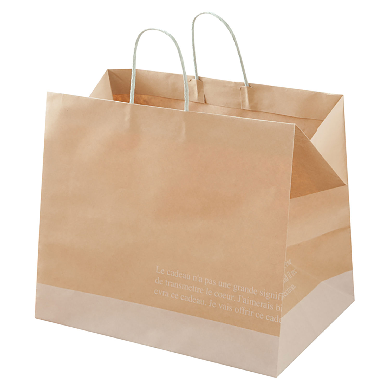 【1袋】FR-1P フレンチクラフトペーパーバッグ-1 10枚入 ヘッズ 00691455 プロステ