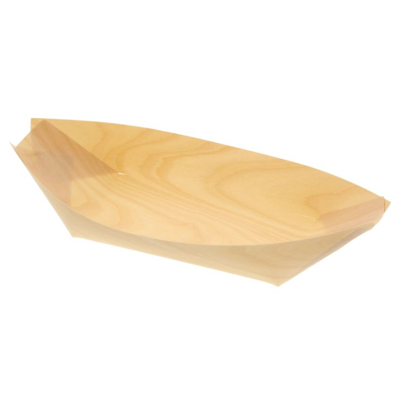 【1000枚】HEIKO(シモジマ) 汎用トレー スワン 白樺舟皿 9寸 00736310 プロステ