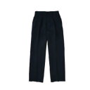 【40枚】黒パンツ サンユニフォーム 脇ゴムワンタックパンツ(ブラック)SS 00748745 プロステ
