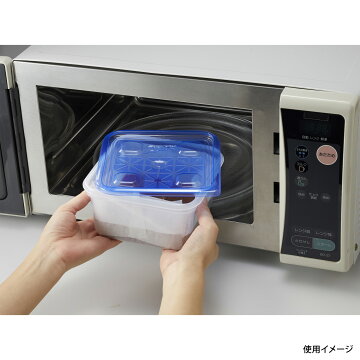 【1セット】旭化成ジップロックコンテナー長方形1100ml1個入保存容器冷凍電子レンジ00546927