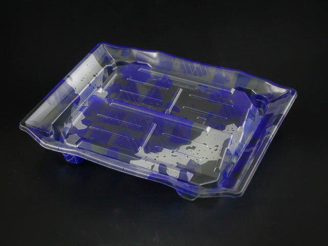 【600枚】A-PET うつくし盛D 20B みぞれ青 業務用 業者 リスパック 刺身 刺盛 トレー 251313