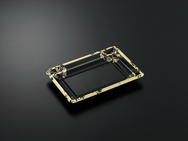 【50点】刺身容器 DX 角皿 特大 花盛MT-BK 身 中央化学 00304336