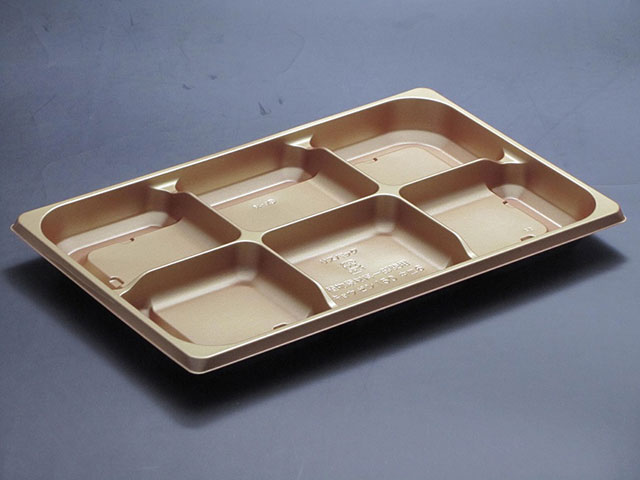 【150枚】リスパック 弁当容器 饗膳 150中皿6 ひかり キョウゼン15ナカザラ6ヒカリ 6仕切 00314088 プロステ