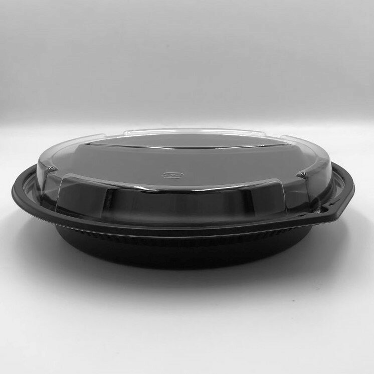 【400セット】中央化学 カレー容器 CT-OJランチ BL フタ付 00752481 2