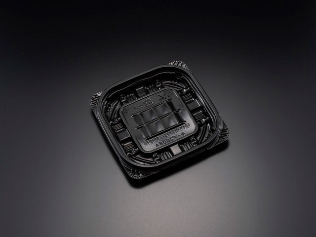 【50枚】 惣菜容器 リスパック バイオデリカ キープ200BA K-黒 プロステ