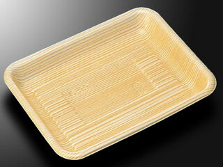 【600枚】トレーC-33 木目S内 (L) 中央化学 業務用 業者 鮮魚 精肉 青果 汎用トレー 357692