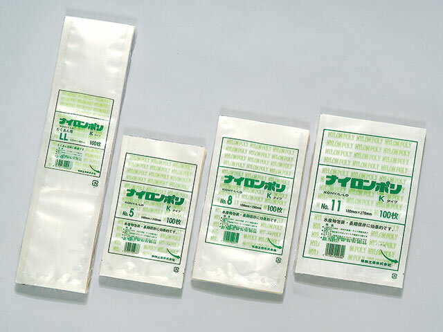 【4000枚】ナイロンポリ袋KタイプNo.3 福助工業 冷凍ー40℃ ボイル90℃30分 業務用 業者 真空 液体 三方..