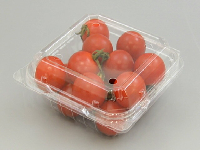 【2400枚】ミニトマト用 テイクアウト OP-51無地 デンカポリマー 透明 業務用 業者 クリア パック 容器 嵌合 ミニトマト 用 378823 プロステ