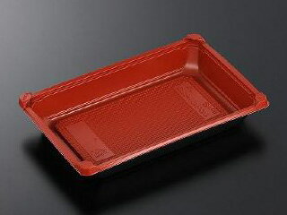 【50枚】中央化学 どんぶり容器 CTクイックパック-7 赤-BK 身 00380819