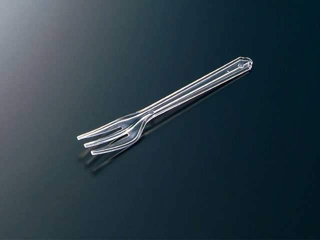 【8000袋】デザートフォーク100 単袋入 中央化学 カトラリー 業務用 業者 使い捨て 386884 プロステ