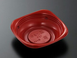 ★最大ポイント10倍★【50枚】 中央化学 惣菜容器 CT菜こまち 125 赤-BK 身 プロステ