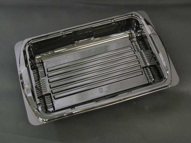 【25点】汎用トレー アールケース 30-20B 黒 リスパック 00431822