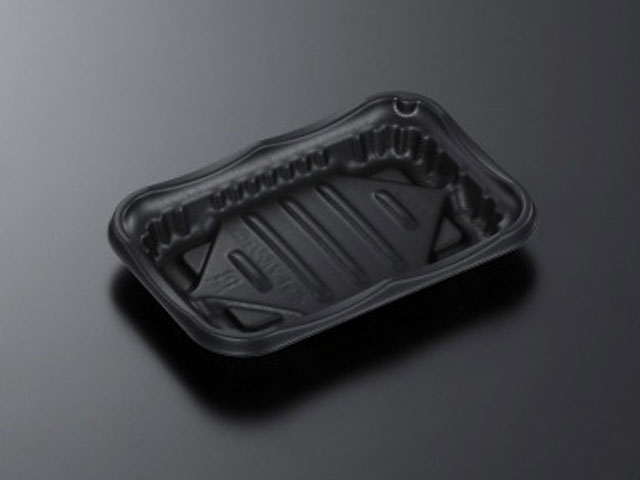 【50点】軽食容器 SD ホットマルシェ 0.8 BK 身 中央化学 00440729