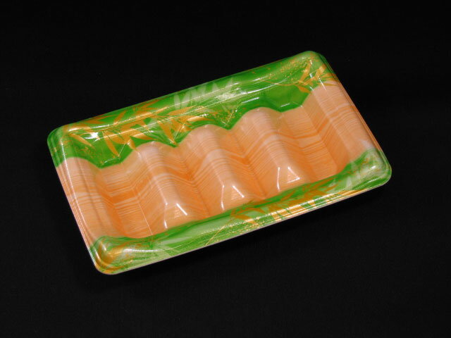 【50枚】 寿司容器 リスパック 誠165B 仕切 ささたけ緑 プロステ