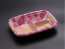 【50枚】弁当容器 リスパック バイオデリカ BC 60S-8B ゆめはなピンク 弁当 お弁当 ランチボックス レディース ランチ バイオBC60S-8Bユメハ...