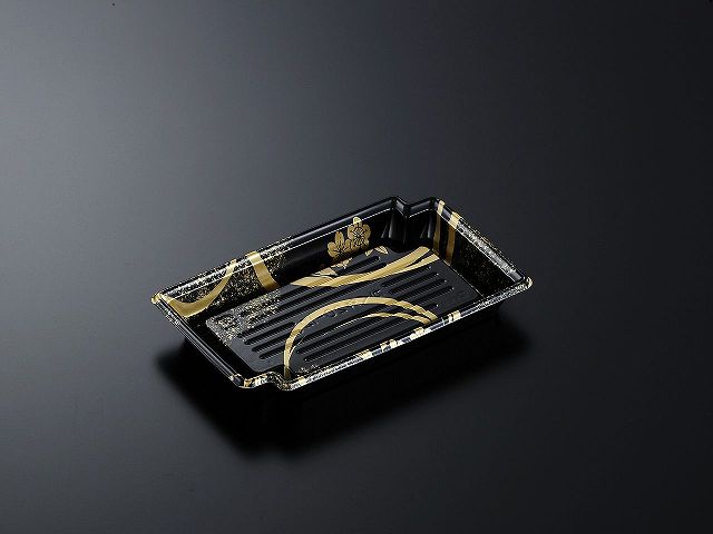 【1000枚】CFかく鉢 44550 松月BK-BK本体 中央化学 業務用 業者 鮮魚 高級 使い捨て 上質 外篏合 523775