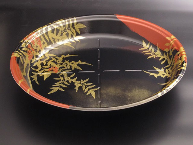 【100枚】丸桶 6B 天幸赤 リスパック 業務用 業者 魚が映える 534762