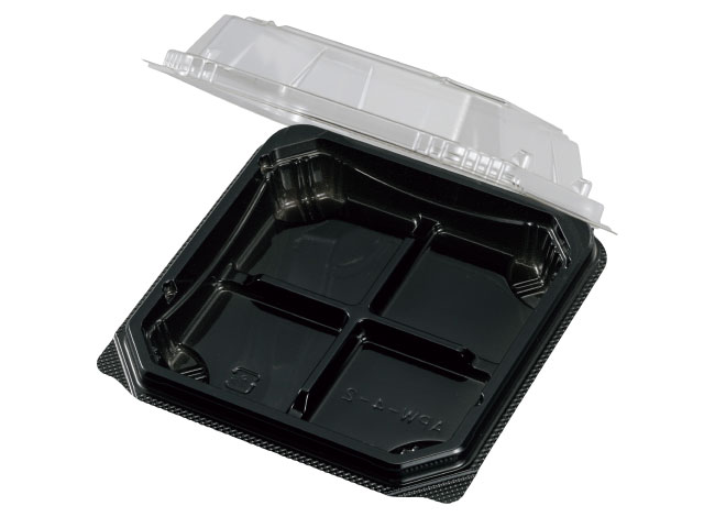 【1200枚】APW-4-2黒エフピコチューパ和菓子パック菓子和菓子お土産00554200