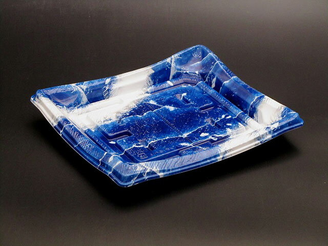 【50点】刺身容器 美鮮 20B けんひょう青 リスパック 00571106