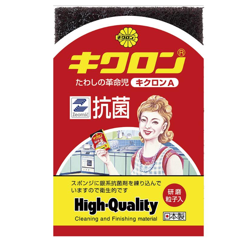 母から娘に伝えられるスポンジのロングセラー。「洗う・磨く」の機能がひとつになった、高品質・高機能のキッチンスポンジ。グリーンのみをご購入いただけます。サイズ：115×36×75mm材質：ナイロン（研磨粒子入り不織布）、ポリウレタン重量：14g商品コード00740171メーカー名キクロンサイズ115×36×75mm材質ナイロン（研磨粒子入り不織布）、ポリウレタン重量14.00g関連商品(ケース)キクロンA 袋入 G 240点・注意事項：モニターの発色によって色が異なって見える場合がございます。・領収書については、楽天お客様マイページから、商品出荷後にお客様自身で印刷して頂きますようお願い申し上げます。・本店では一つの注文に対して、複数の送り先を指定することができません。お手数おかけしますが、注文を分けていただきます様お願い致します。・支払い方法で前払いを指定されて、支払いまで日数が空く場合、商品が廃番もしくは欠品になる恐れがございます。ご了承ください。・注文が重なった場合、発送予定日が遅れる可能性がございます。ご了承ください。・お急ぎの場合はなるべく支払い方法で前払い以外を選択いただきます様お願い致します。支払い時期によっては希望納期に間に合わない場合がございます。