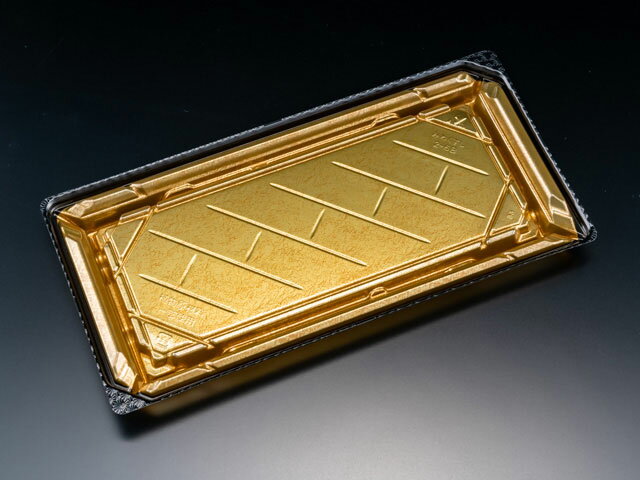 【600枚】バイオPET 美枠寿司 2-6B 箔おし金 業務用 業者 リスパック 魚が映える 623752