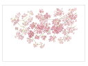 【100枚】テーブルマット 尺3寸 No.320 桜満開 カミイソ産商 3月ー4月 大豆インキ使用 使い捨て 料理 イートイン 料理 シート 00314933 プロステ