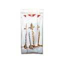 【100袋入/ケース 5膳×100袋】 祝箸 金寿 水引付 5膳 祝箸 おせち 結婚式 記念式典 使い捨て 箸 00403982 プロステ