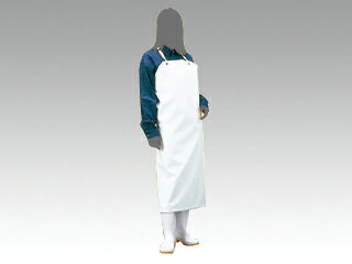 【1枚】クラレビニロン前掛 胸付 特1号 ニワ エプロン ユニフォーム 00016441 プロステ