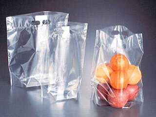 【100枚】 青果用袋 ベルグリーンワイズ ハンドパック1号 300×310 プロステ