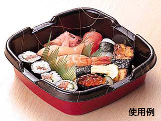 【450枚】角桶1B 金杉 リスパック 寿司容器 寿司桶 鮮魚 鮮魚容器 00109202