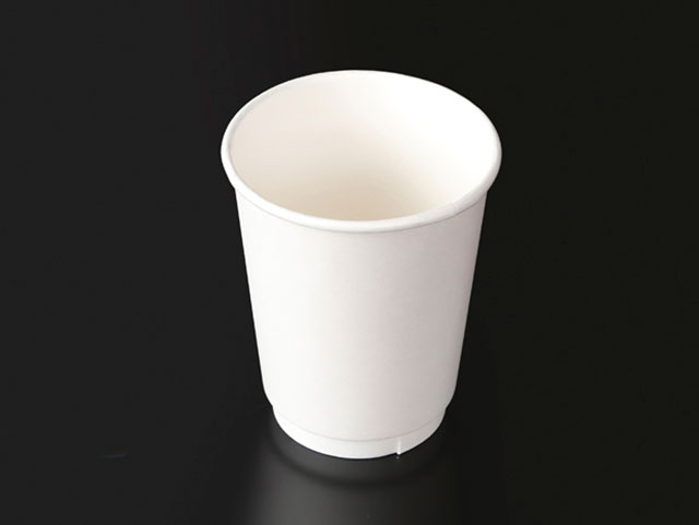 【25枚】 紙コップ KMJ-240 ホワイト【weeco】 ケーピープラテック プロステ
