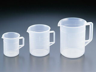 【1個】ポリプロピレン手付ビーカー1031 2L 00126563 プロステ