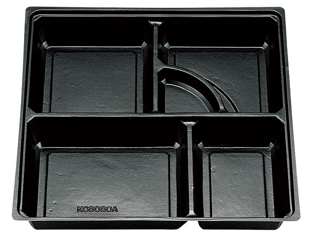 【300枚】中仕切 KE8080A 黒 共通 エフピコチューパ 仕出し弁当 仕出 出前 00151127