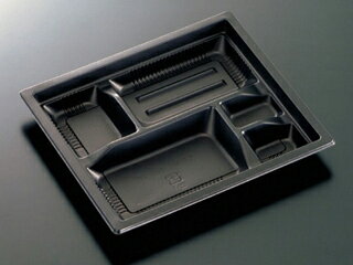 【50枚】中央化学 弁当容器 CT WF-22B-27 BK 身 弁当容器 CTWF-22B-27BKミ CT WF22B27 BK 身 5仕切 レンジ可 レンジ対応 00165550