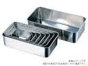 【10個】AG18-8 深型長バット 420型 赤川器物製作所 調理 料理 バット 道具 00228125 プロステ