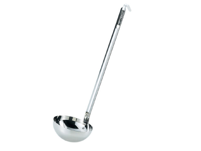Soup Ladle （Holed） - 【12個】AG18-8 スープレードル 144cc 赤川器物製作所 レードル ホテル 旅館 調理 00232439 プロステ
